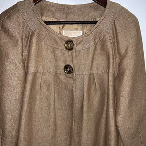 Tan Micheal Kors Crop Jacket- Pre Owned